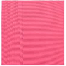 10 Sheets Colored Corrugated Cardboard Sheets Bright Corrugated Paper Sheets Decorative Corrugated Paper for DIY Art Crafts Signs Projects 8.3 x 11.7 Inches Pink, 8.3X11.7 inch
