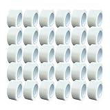 【ケース販売】APMジャパン 貼ってはがせるエコノミー養生テープ 2倍巻き 無包装タイプ 白(半透明) 50mm×50m 30個セット (まとめ)