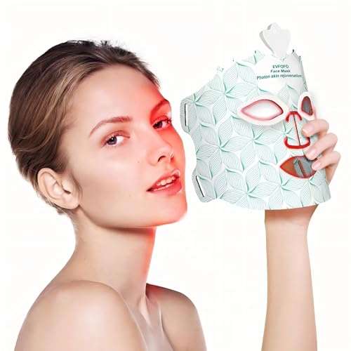 Red Light Therapy Mask for Face, 7 Colors LED Face