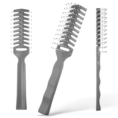 Brosses à cheveux ventilées anti-noeuds et tiraillements grises