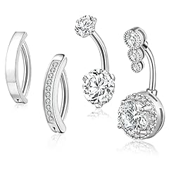 Style C-2PCS CZ+2PCS Clicker