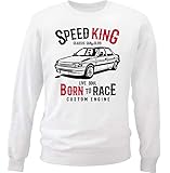 ford escort ghia 1.6 16v 1998  Teesandengines Men\'s Ford Escort GHIA Speed King White Sweatshirt Size Small