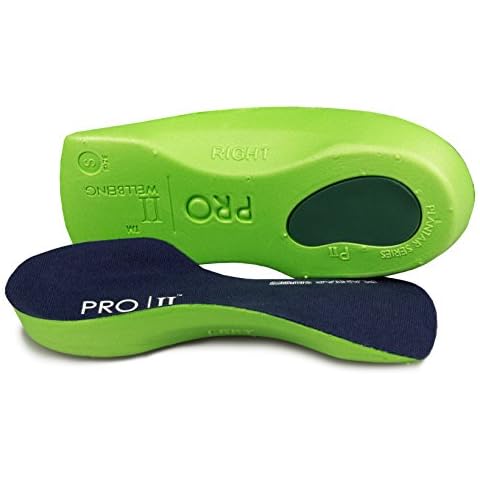 PRO 11 WELLBEING Pro11 Wellbeing Slim fit Arch Support Orthotic Insoles for The Treatment of Plantar Fasciitis (7/8.5 UK) Cover
