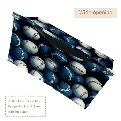 Support de boîte à mouchoirs baseball pour ranger vos serviettes - 6