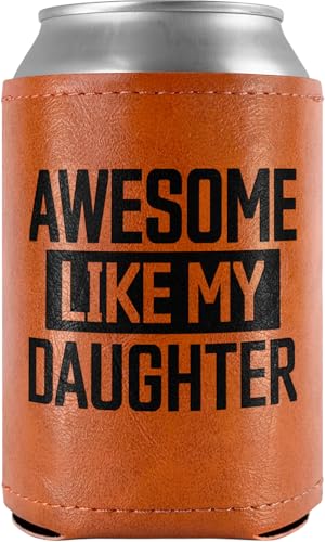 Leather Can Cooler Sleeve