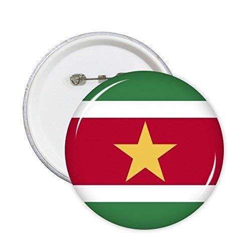 Insigne Suriname drapeau national rond badge épingle bouton pour afficher ses origines