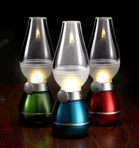 Veilleuse LED rétro rechargeable bleue finie la recherche d'interrupteur dans le noir