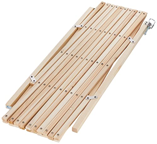 Savic 13169 Schutzgitter Akkordeon Holz, braun, 230x60x2cm