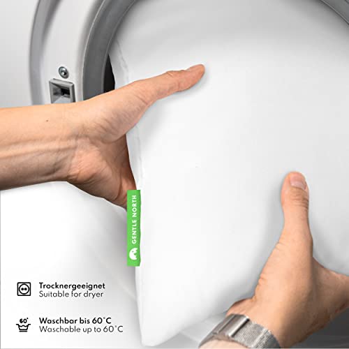 Hochwertiges Seitenschläferkissen - Langes Kissen für Seitenschläfer - Body Pillow - Körperkissen für Erwachsene mit Mikrofaser-Füllung (40 x 145 cm lang) - Ökotex - Schlafkissen Waschbar – Bild 5