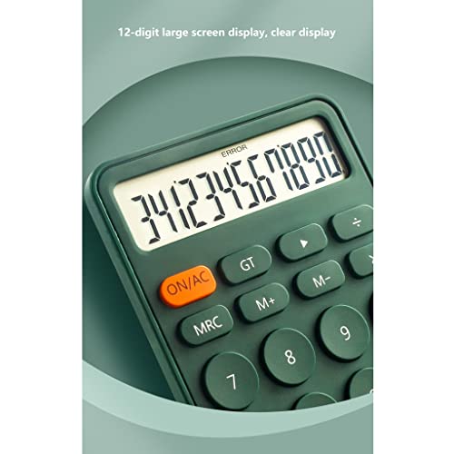 Calculadora de 12 dígitos con pantalla clara y funcionamiento continuo a pilas 3