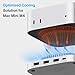 IVANKY 13-in-1 Mac mini M4 &M4 Pro (2024) Dock, Docking Station Stand with M.2 NVMe SSD Enclosure,4K@120Hz HDMI Hub, 10 Gbps USB A *2 +USB C *2, SD/TE, Audio Ports *2, 20W PD Power Adapter *1