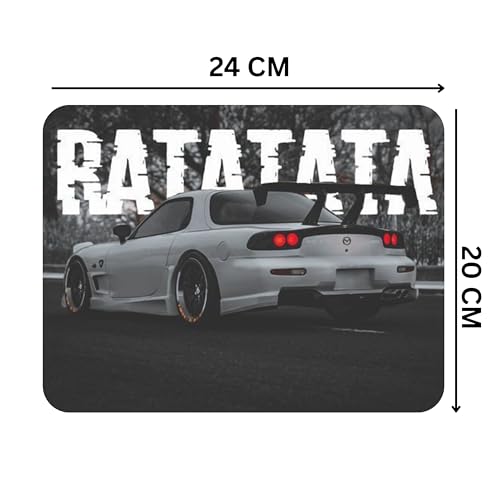 Image of WRAPPING STUDIO Sports Car Mouse Pad for PC and Laptop, 24x20 cm, Anti-Slip, Smooth Surface, Marvel Design, Perfect for Office, Home & Gaming