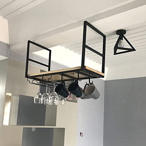 Support de canalisation industriel et étagère de plafond noire