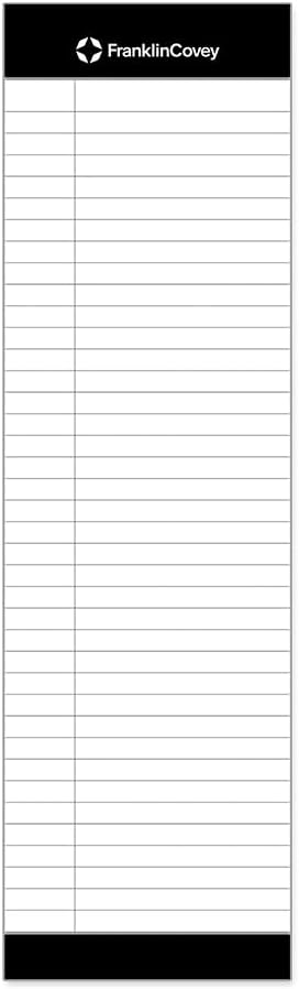 FranklinCovey - Slim Notepad - Fits in FranklinCovey Pouch Pagefinders - Pad of 30 (Pocket, Carnations)