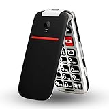 【SOS Notruftaste】haben Notfall-Taste auf der Rückseite. Sie können 5 SOS-Rufnummern einstellen, die SOS-Taste 3 Sekunden lang drücken, um Notrufnummern zu wählen und Textnachrichten für sofortige Hilfe zu senden.