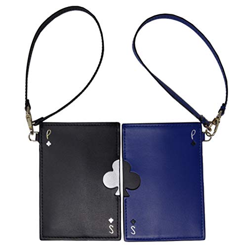 [ポールスミス] パスケースセット カードケース クローバー ブルー・ブラック Q21011