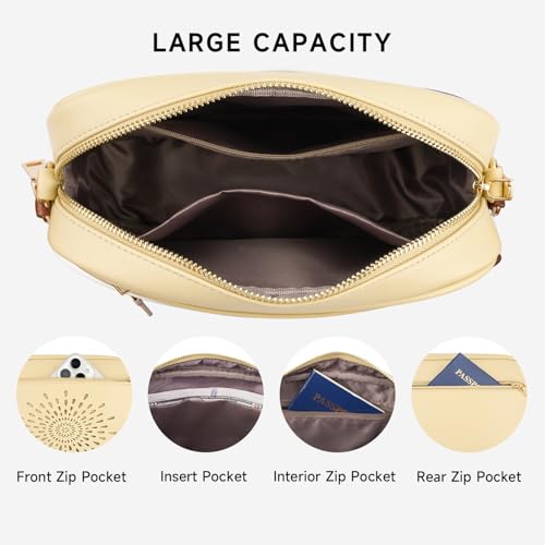 Image of APHISON Crossbody Bags for Women Trendy,Vegan Leather Small Crossbody Purses Shoulder Handbags with Adjustable Strap