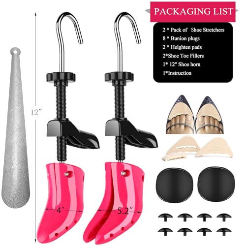 JJDPARTS High Heel Shoe Stretcher, Pair 4-Way Shoe Expander Widener Shoe Tree Extender for Women by JJDPARTS - Image 7