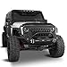 Hooke Road Different Trail Front Bumper w/Winch Plate for 2007-2018 Jeep Wrangler JK & Unlimited (Textured Black Finished)