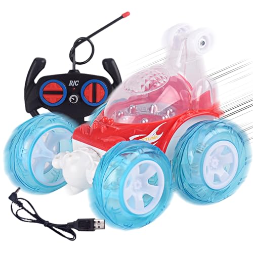 Genérico coche teledirigido para | Vehículo de acrobacias dinámico, mando a distancia para coche, Navidad, juego al aire libre, carreras en interiores y espectáculos de acrobacias