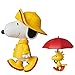 Medicom Peanuts: Raincoat Snoopy with Woodstock Ultra Detail Figure