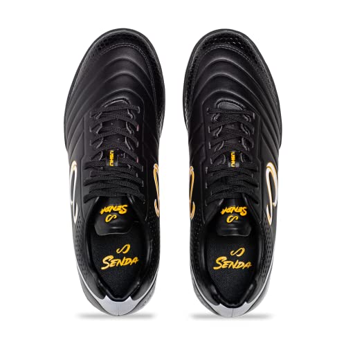 SENDA Ushuaia Academy Turf Shoes, unissex, Preto, 1 Big Kid