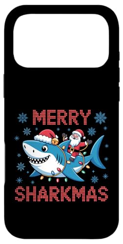 Merry Sharkmas T^V[N ʔ zf[ NX}X AO[Z[^[ X}zP[X iPhone 17 Pro Max p