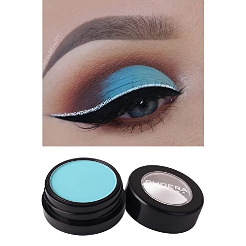 Meicoly Blue Single Eyeshadow,Pressed Powder Matte Eye Shadow, Opaque Vegan Cruelty Free High Pigment Eyeshadow For Day & Night,Snap #TOP3