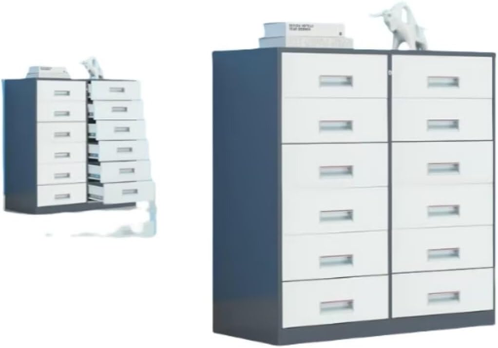 FoldSmart オフィスキャビネット サイドチェスト ワゴン デスクワゴン