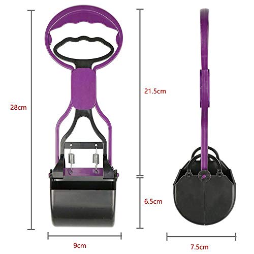 Image of Pets Empire Poop Scooper for Large Small Dogs | Dog Potty Picker | Portable Dog Poop Pickup | Potty Animal Waste Cleaner, Sanitary Dog Waste Pick Up Dispense with Steel Lock (Small Size)