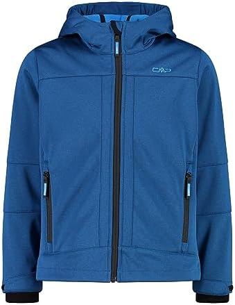 CMP Veste Softshell Enfant à Capuche – Majolique Mel. 176 – Imperméable Clima Protect WP 7000