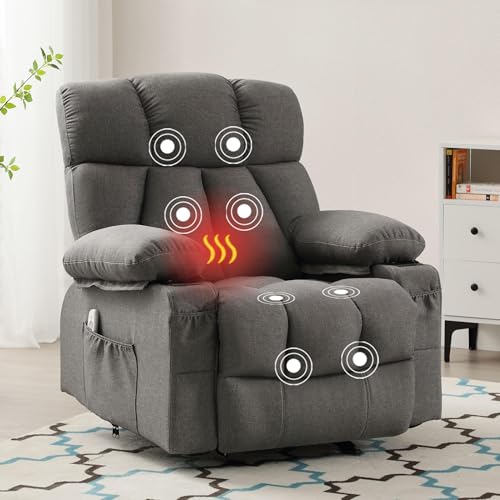 Sillón reclinable ergonómico negro
