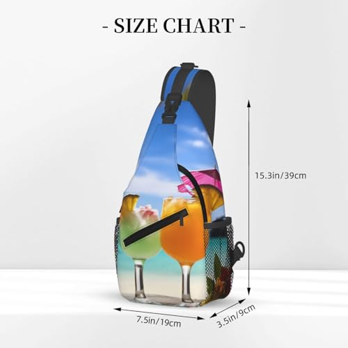 Bolso cruzado diagonal para hombre negro miniatura 3