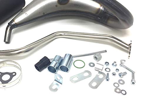 Auspuff ENOX Steel Sportauspuff passend für CPI SM 50, SX 50 – Offroad Racinganlage aus Stahl – für 50ccm & 70ccm – handgefertigt von Streetparts24
