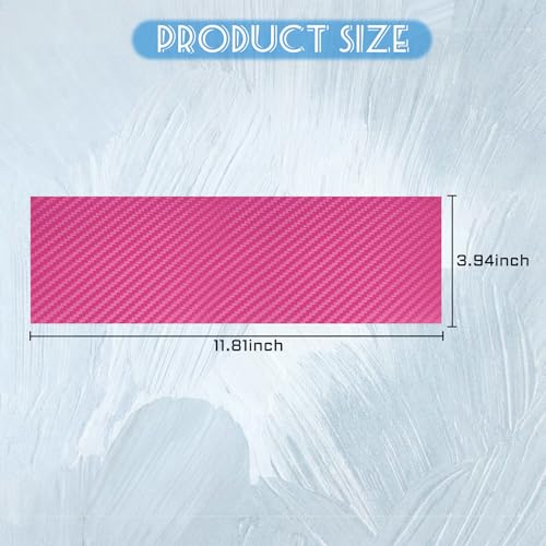 Image of Bilisin Compatible with Bowtie Emblem Logo Wrap Stickers Cut-Your-Own Vinyl Wrap Overlay DIY Decals for Chevy 11.8 inch x 4 inch,3PCS Pink