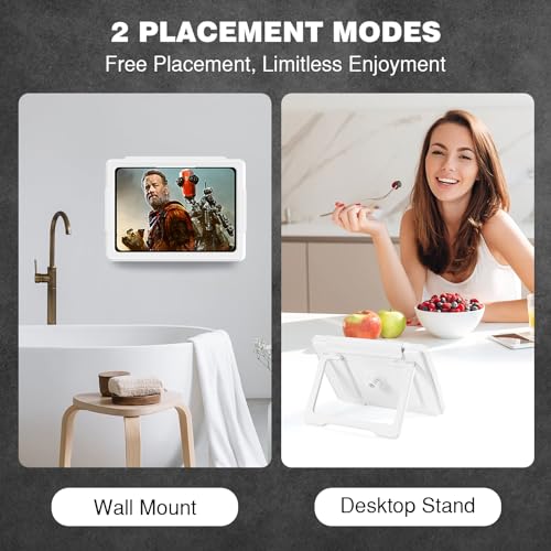 Support de tablette pour douche MoKo rigide étanche et orientable à 360 degrés - 5