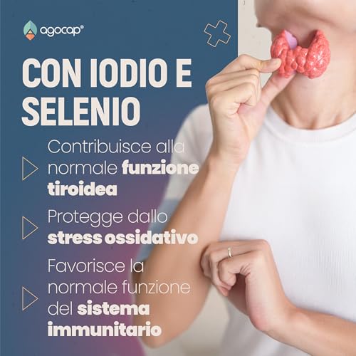 Ioduro di Potassio puro 225 mcg (150% VNR) | Iodio stabile arricchito con Selenio per la funzione Tiroidea, alto assorbimento | 160 microcompresse facili da deglutire - 2