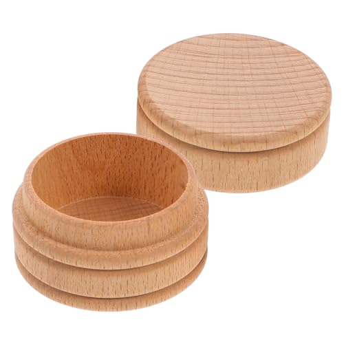 PRETYZOOM Tooth Keepsake Box Solid Tooth Storage Holder for Capacity Fetal Hair and Organizer Unique Growth present for Parents