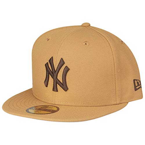 New Era 59Fifty Fitted Cap - MLB New York Yankees tan brown - 7 1/8