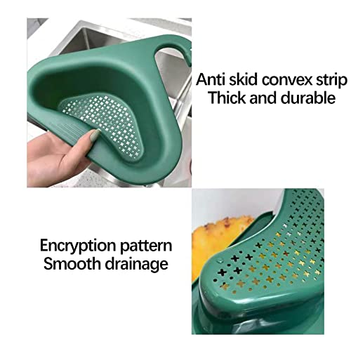 Colador triangular para fregadero 2 piezas miniatura 3