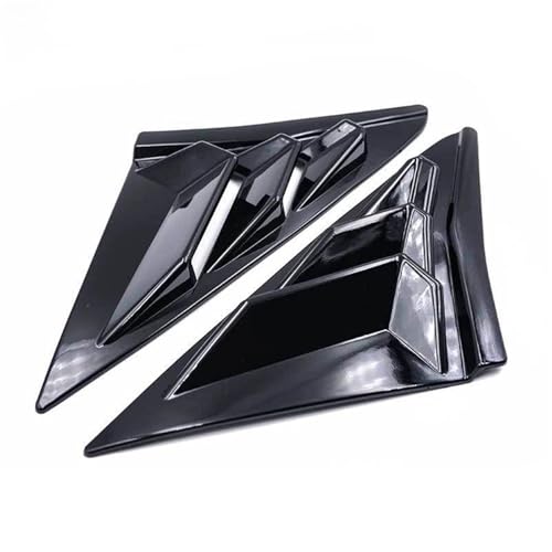 Persiennes de vitre latérale look carbone : aérodynamisme Civic Type R 2019-2021