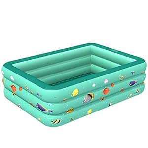 Opblaasbaar Zwembad Groot Opblaasbaar Kinderzwembad Familie Lounge Zwembad Voor Kinderen Volwassen Geschikt Voor Achtertuin Buitentuin,210CM