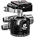 Leofoto LP-324CX+LH-40LR Water-Resistant Tripod, Dust Resistant, Anti-Corrosion, 4 Leg Sections, Titanium Foot Spike, Ball Head Set