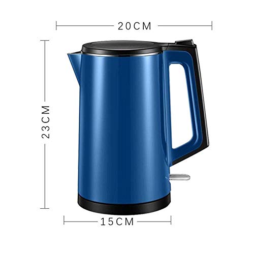 Jug bouilloire électrique 1500W rapide avec verseuse inox pour eau chaude