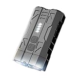 Générique Taschenlampe, Batterieanzeige, magnetisch, 8 Modi – tragbare LED-Lampe, super leistungsstark – für Wandern, Klettern, Radfahren, Angeln, Camping, Trekking, Spaziergang bei Nacht