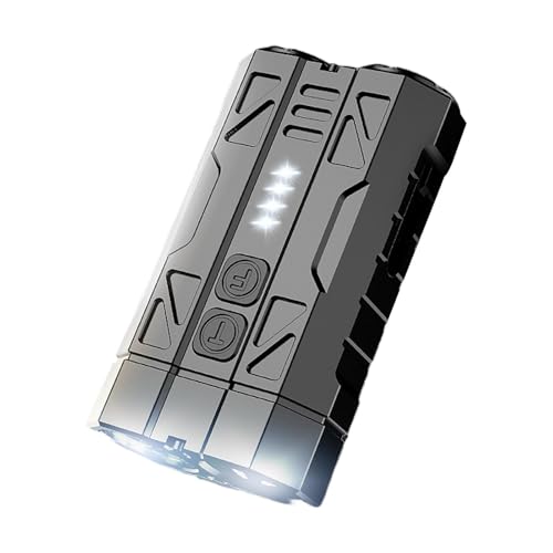 Lampe torche à main LED rechargeable à 8 modes avec aimant