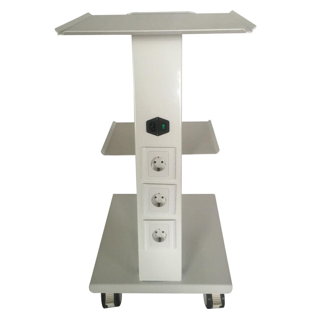 Beauty Salon Trolley multifunzione portatile a mano Trucks Dental Layer, carrello per dispositivi medici con 3 prese