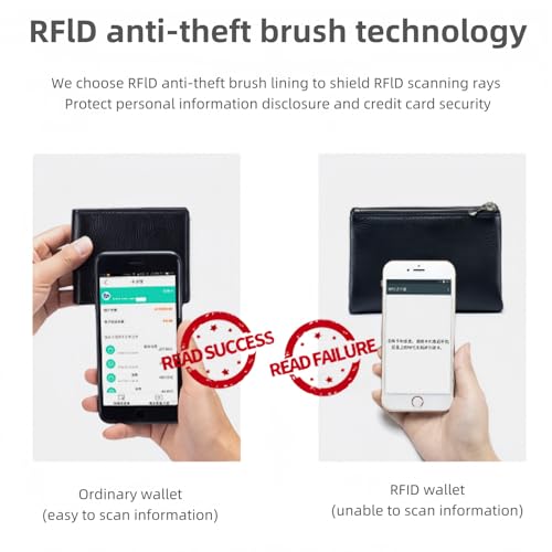 Unisex Pebble Leather Wallet,Small Wallets for Women,Short RFID Genuine Leather Purse for Coins and Cards,Slim Soft Genuine Leather Wallets for Men&Women (Light Purple)4