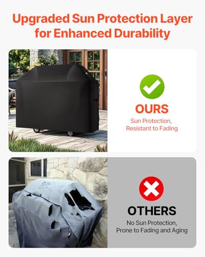 Housse de barbecue 1470 mm bâche protection extérieur imperméable VEVOR - 6