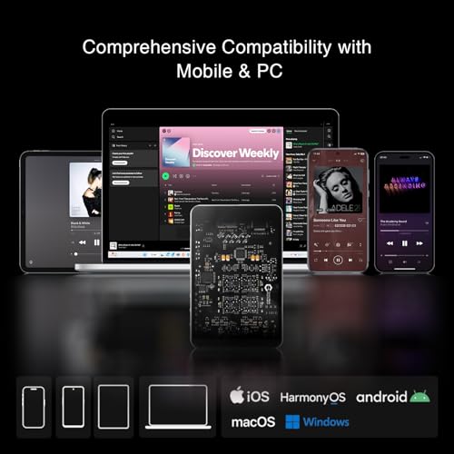 Image of Questyle Sigma Bluetooth Headphone Amplifier Portable Rechargeable DAC [MFi Certified] Bluetooth 5.4 Receiver with Dual Outputs High Resolution PCM768 /DSD512 USB Amps for Smartphones /PC /Laptop